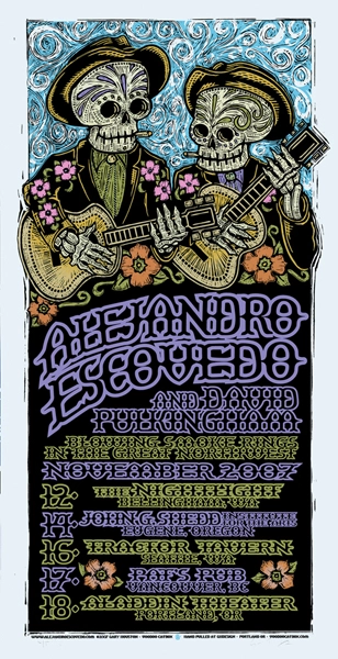 Alejandro Escovedo Tour Poster by Gary Houston