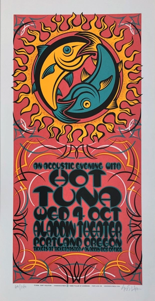 Hot Tuna Concert Poster by Gary Houston