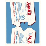 M. Ward concert poster by Andrew Vastagh