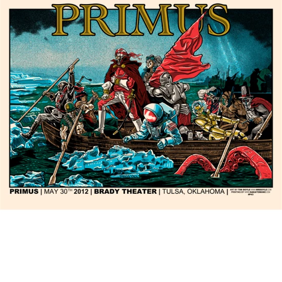 Primus concert poster by Tim Doyle