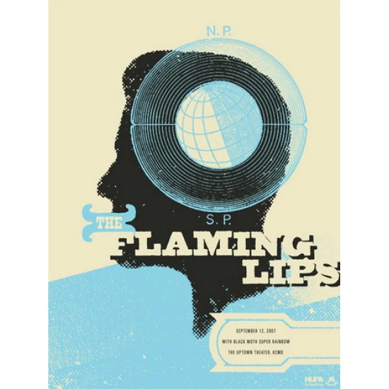 The Flaming Lips Concert Poster by Vahalla Studios (SOLD OUT)