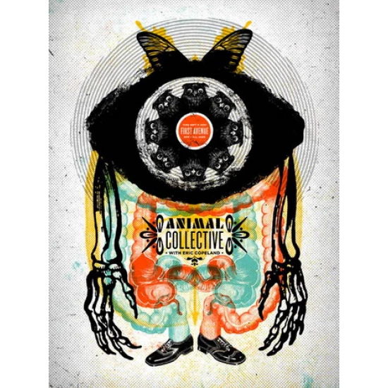 Animal Collective Concert Poster by Aesthetic Apparatus (SOLD OUT)