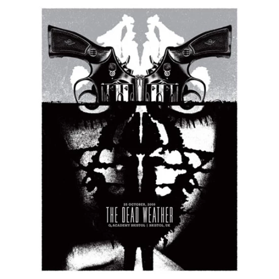 The Dead Weather Bristol concert poster by Aesthetic Apparatus (SOLD OUT)