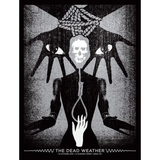 The Dead Weather Leeds concert poster by Aesthetic Apparatus (SOLD OUT)