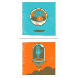 Floating Gods of Technology by Aesthetic Apparatus (SOLD OUT)