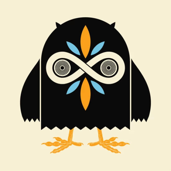 Infinity Owl (large) by Aesthetic Apparatus