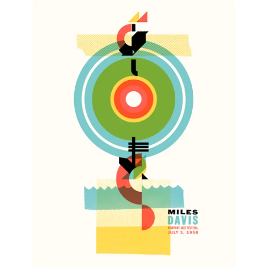 Miles Davis poster by Aesthetic Apparatus (SOLD OUT)