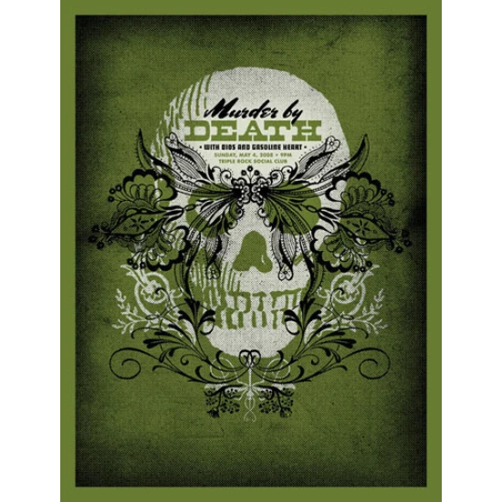 Murder by Death Concert Poster by Aesthetic Apparatus (SOLD OUT)