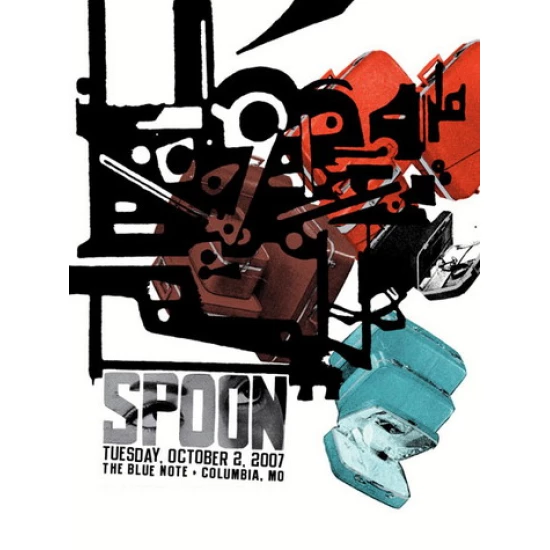 Spoon Concert Poster by Aesthetic Apparatus (SOLD OUT)