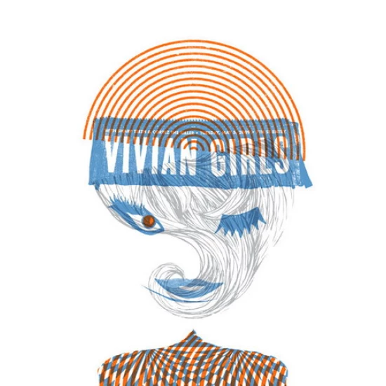 Vivian Girls Concert Poster by Aesthetic Apparatus