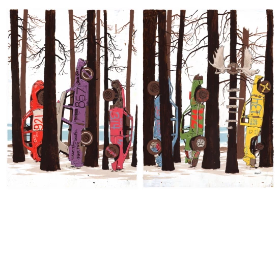 Derby Diptych by Adam Haynes