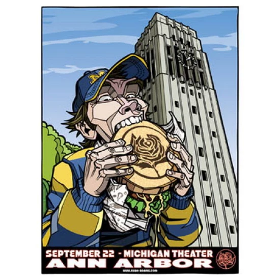 Ryan Adams Concert Poster (Ann Arbor - September 22) SOLD OUT