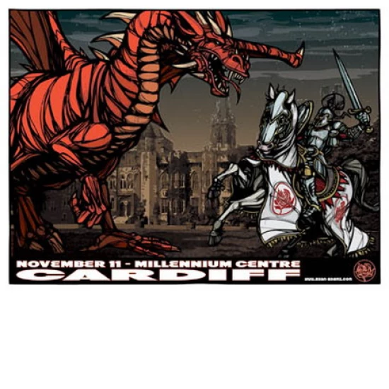 Ryan Adams Concert Poster (Cardiff - November 11) SOLD OUT