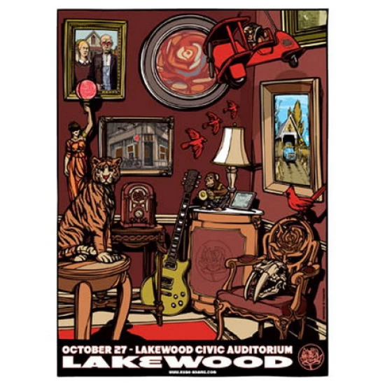 Ryan Adams Concert Poster (Lakewood - October 27) SOLD OUT