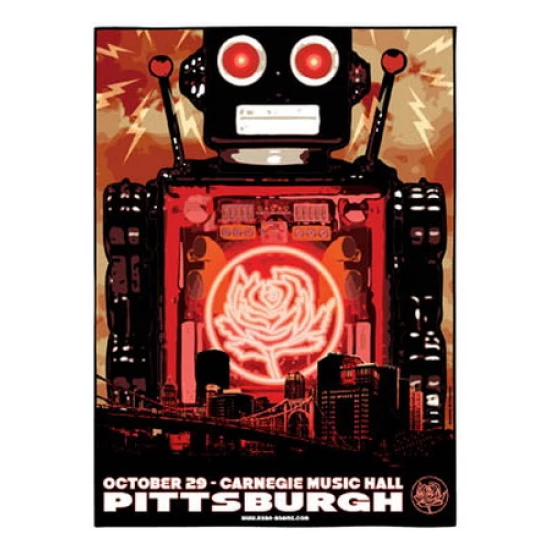 Ryan Adams Pittsburgh Concert Poster SOLD OUT