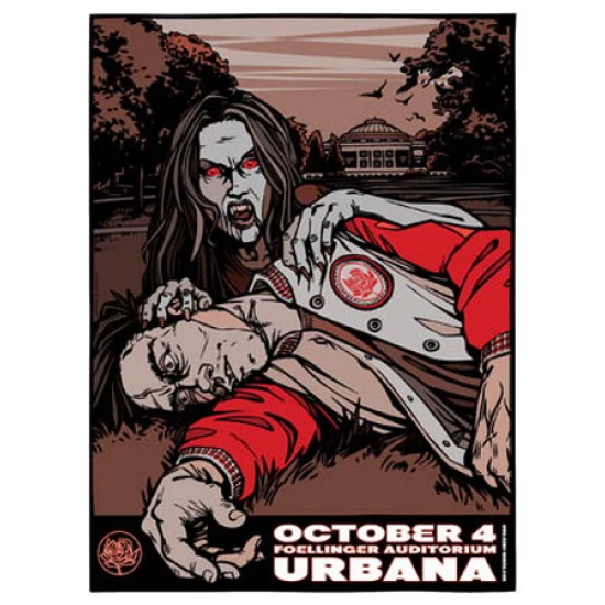 Ryan Adams Concert Poster (Urbana - October 4) SOLD OUT