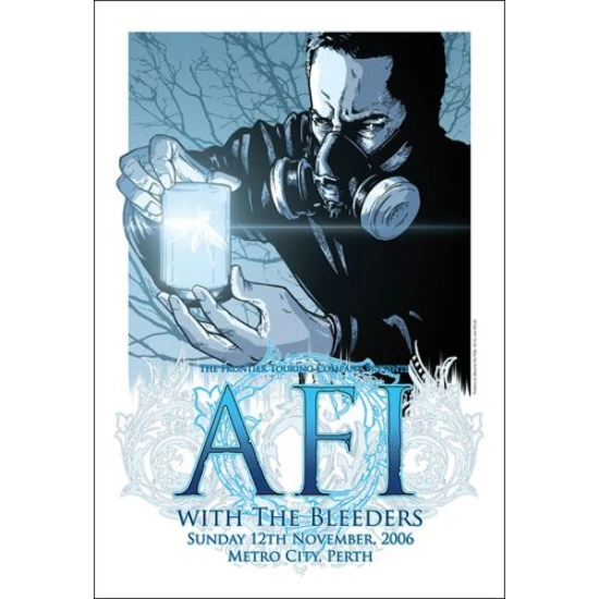 AFI Perth Concert Poster by Joe Whyte (SOLD OUT)