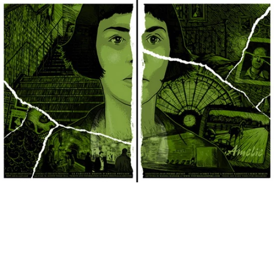 Amelie Movie Poster by Daniel Danger (SOLD OUT)