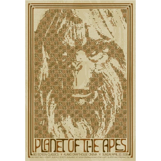 Planet of the Apes Alamo Drafthouse Movie Poster (variant) (SOLD OUT)