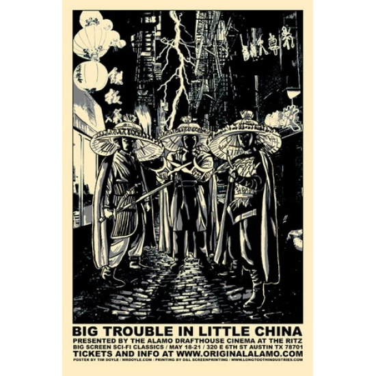 Big Trouble in Little China Movie Poster (Variant) by Tim Doyle (SOLD OUT)