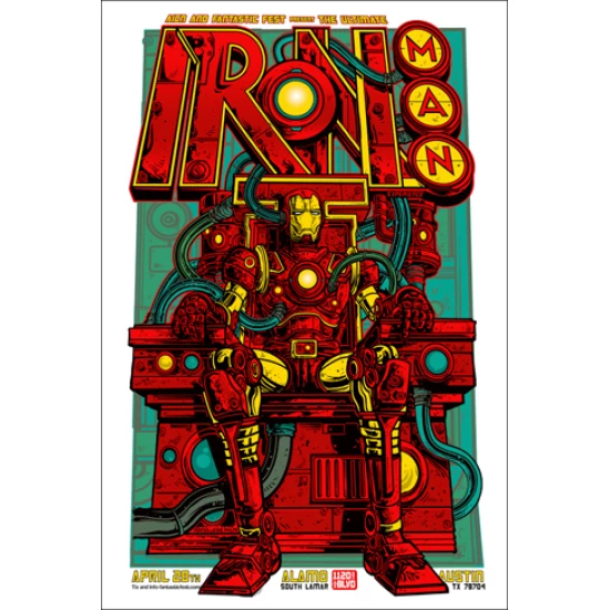 Iron Man Alamo Drafthouse Movie poster (SOLD OUT)