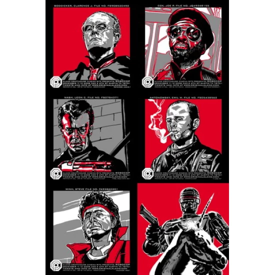 Robocop Alamo Drafthouse Movie Poster by Tim Doyle (SOLD OUT)