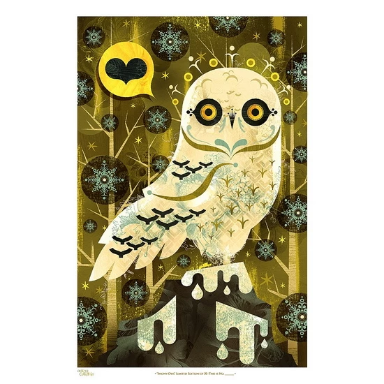 Snowy Owl print by Alberto Cerriteno (SOLD OUT)