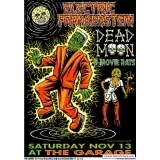 Electric Frankenstein Concert Poster by Marco Almera