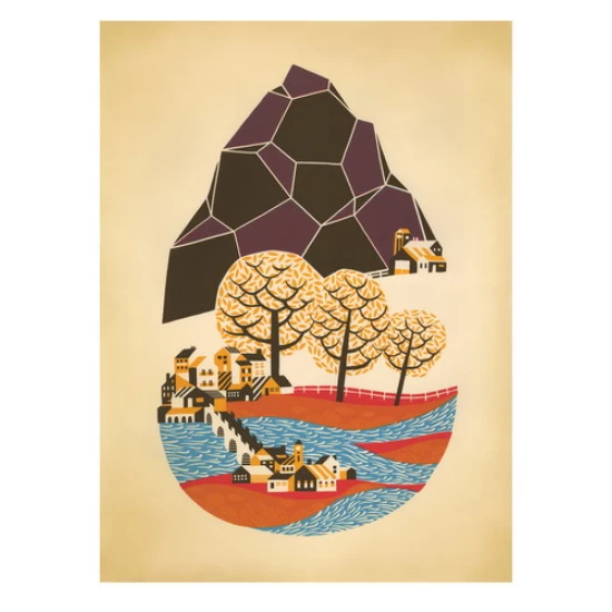 Mountain Town by Andrew Holder (SOLD OUT)
