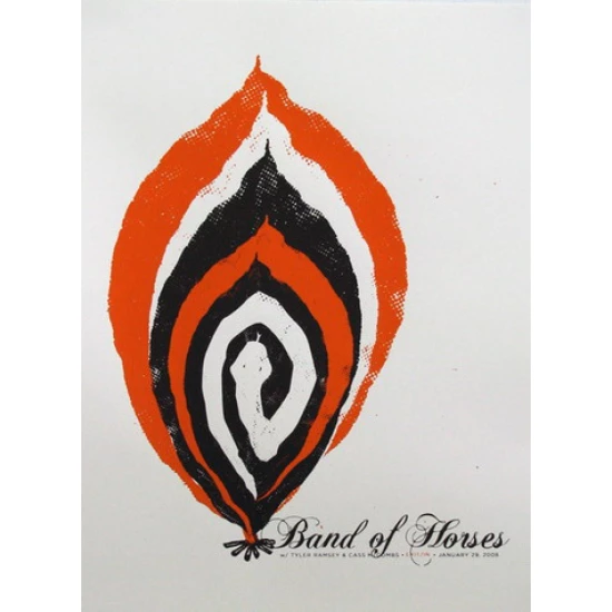 Band of Horses Poster by Andy Vastagh (SOLD OUT)