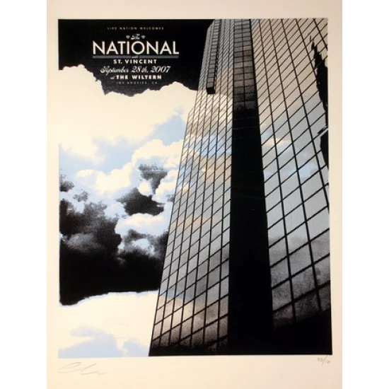 The National Concert Poster by Andy Vastagh (SOLD OUT)