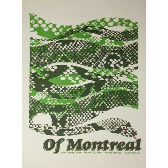 Of Montreal Concert Poster by Andy Vastagh (SOLD OUT)