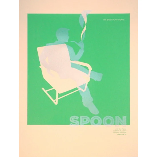 Spoon Concert Poster by Andy Vastagh (SOLD OUT)