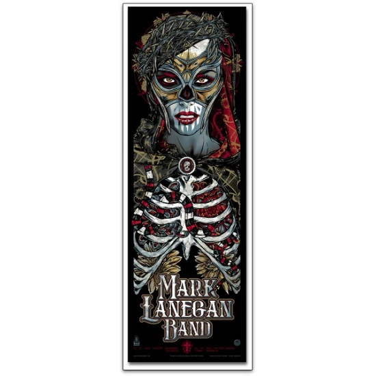 Mark Lanegan Melbourne concert poster by Rhys Cooper (SOLD OUT)