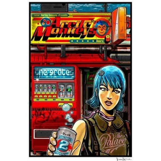 The Arctic Monkeys Concert Poster by Jesse Phillips (SOLD OUT)
