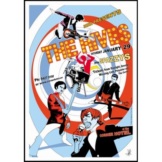 The Hives Concert Poster by Craig Phillips