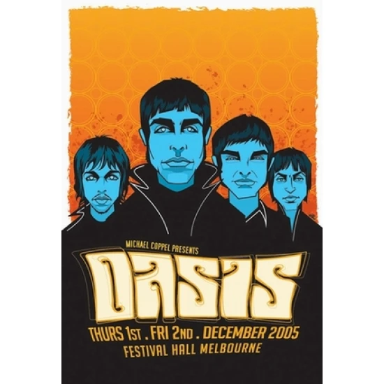Oasis 2005 Concert Poster (SOLD OUT)blumoo