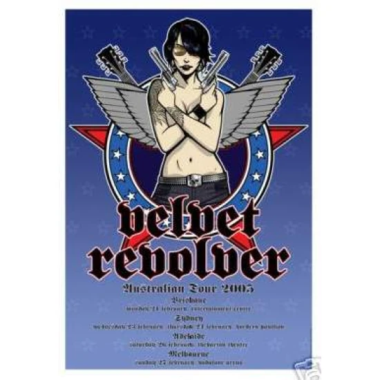 Velvet Revolver Concert Poster by Joe Whyte
