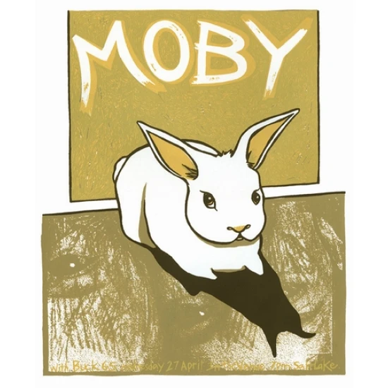 Moby Concert Poster by Leia Bell (SOLD OUT)