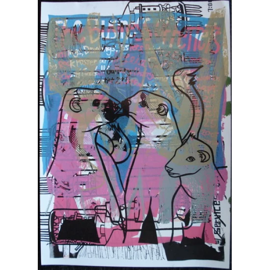 Mono Print #9 by Leia Bell (SOLD OUT)