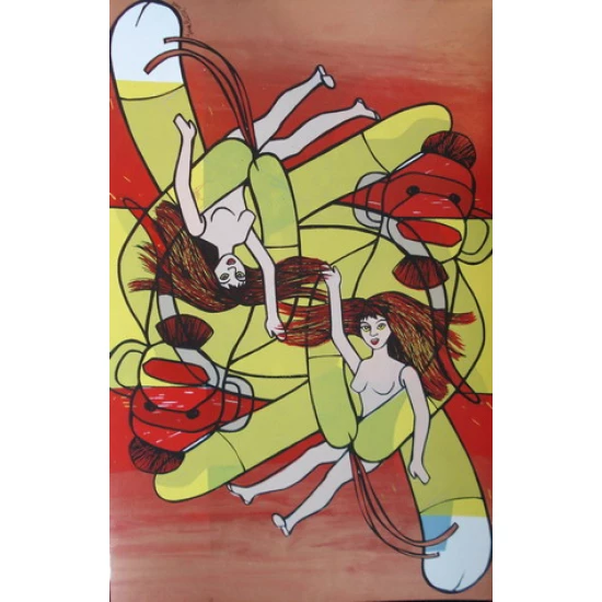 Mono Print #4 by Leia Bell (SOLD OUT)