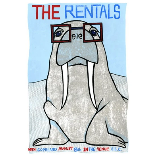 The Rentals Concert Poster by Leia Bell (SOLD OUT)