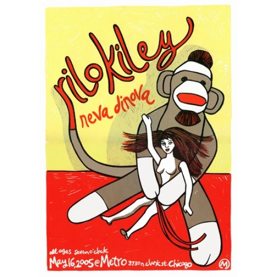 Rilo Kiley Concert Poster by Leia Bell (SOLD OUT)