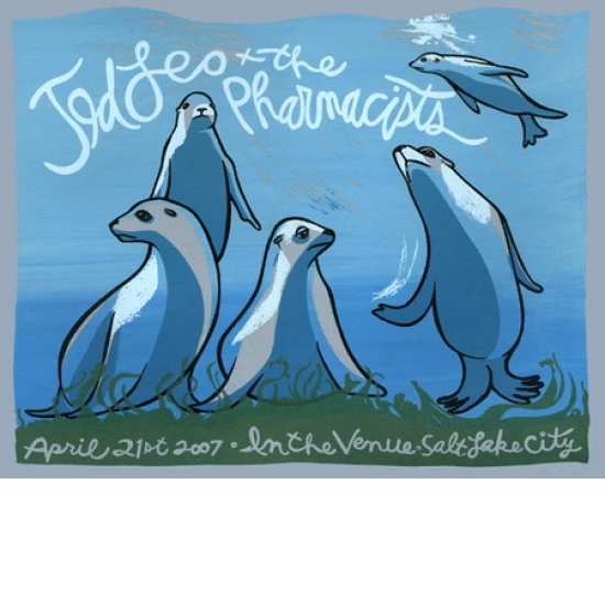 Ted Leo & the Pharmacists Concert Poster by Leia Bell (SOLD OUT)