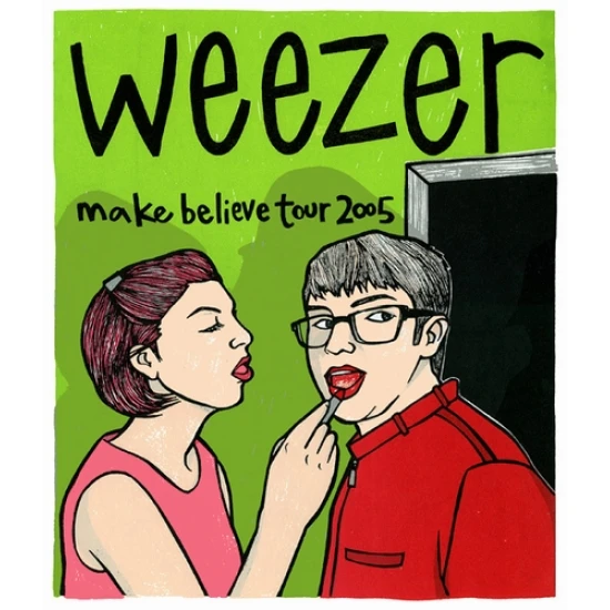 Weezer Concert Poster by Leia Bell (SOLD OUT)