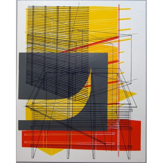 Perspective Overlap 4 print by Ben Kafton
