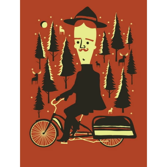 Through the Woods of a Night by Furturtle Printworks