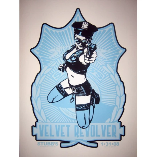 Velvet Revolver Concert Poster (Austin 2008)