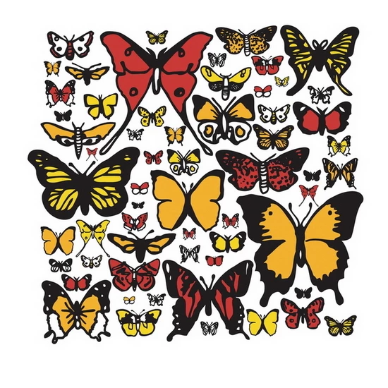 Warm Butterflies print by Brainstorm (SOLD OUT)