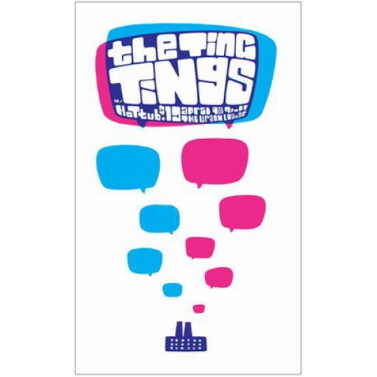 The Ting Tings Concert Poster by Paper Music